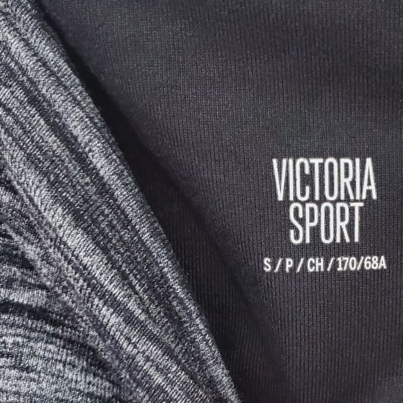 Victoria Sport 'Knockout' tight in heather grey with black stitching / Women's S - Picture 4 of 6